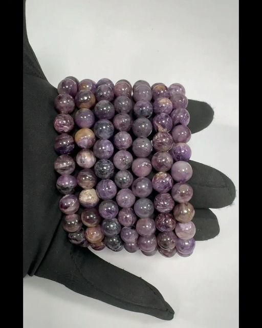 Bracelet Charoïte AA+ perles 8.5-9.5mm