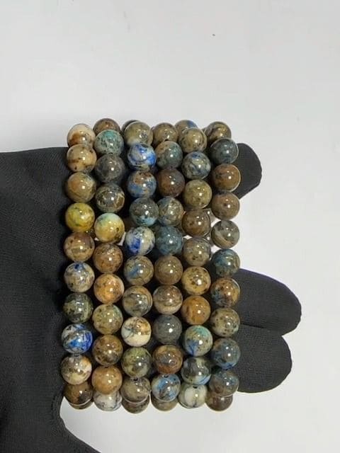 Bracelet Chrysocolle perles 8mm