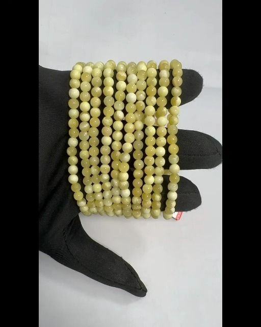 Bracelet Calcite Orange perles 4mm