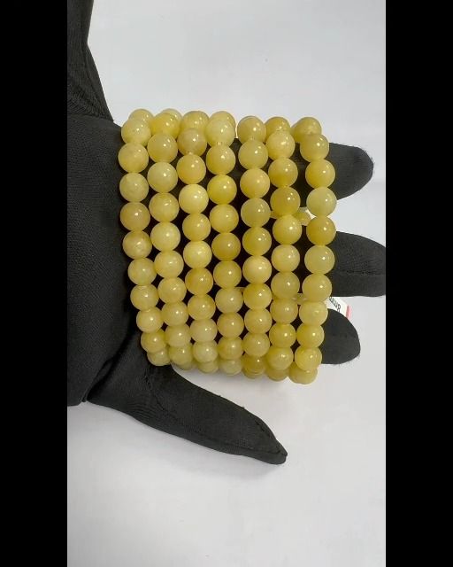 Bracelet Calcite Orange A perles 8mm