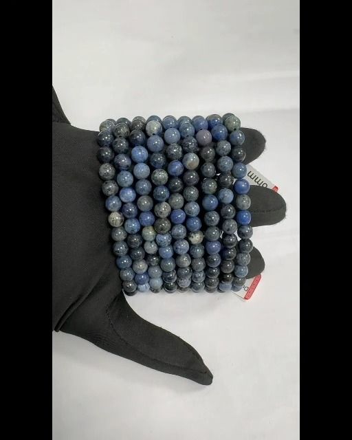 Bracelet Dumortierite A perles 6.5-7mm