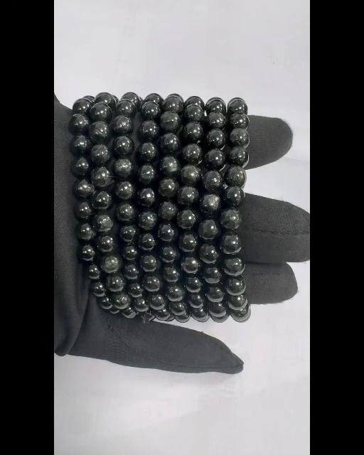 Bracelet Hypersthene AA perles 7mm
