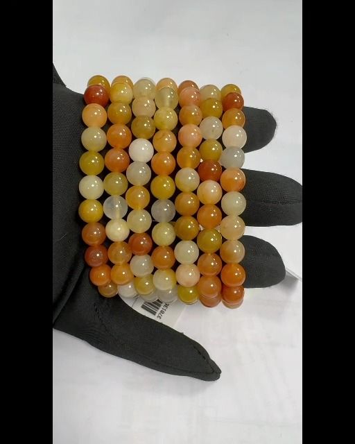 Bracelet Jade multicolore perles 8mm