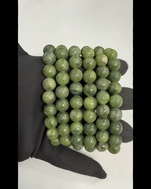 Bracelet Jade Néphrite A perles 10mm