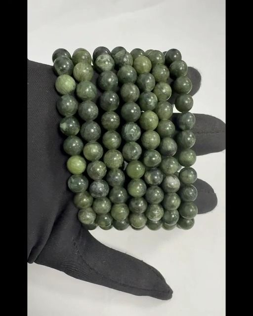 Bracelet Jade Néphrite A perles 8mm