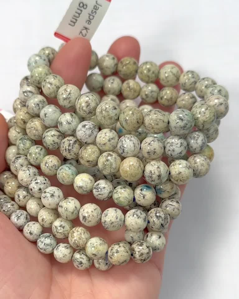 Bracelet Jaspe K2 B perles 7.5-8.5mm