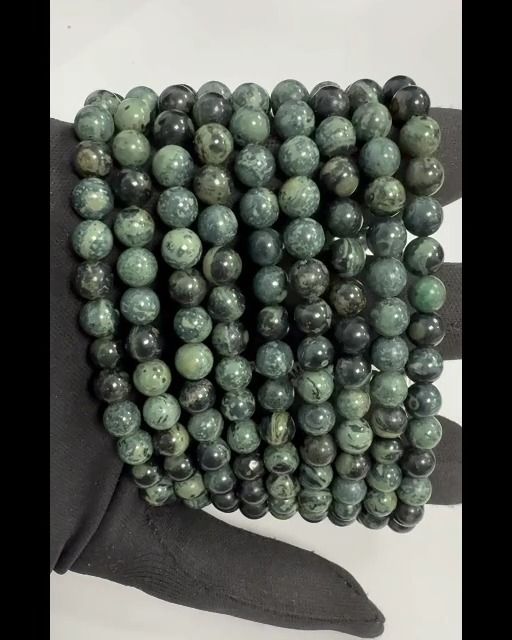 Bracelet Jaspe Kambaba perles 6-7mm