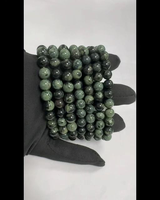 Bracelet Jaspe Kambaba perles 8mm