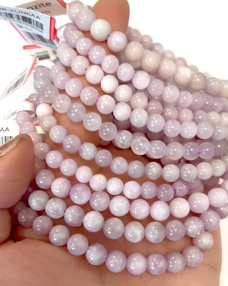 Bracelet Kunzite A perles 5-6mm