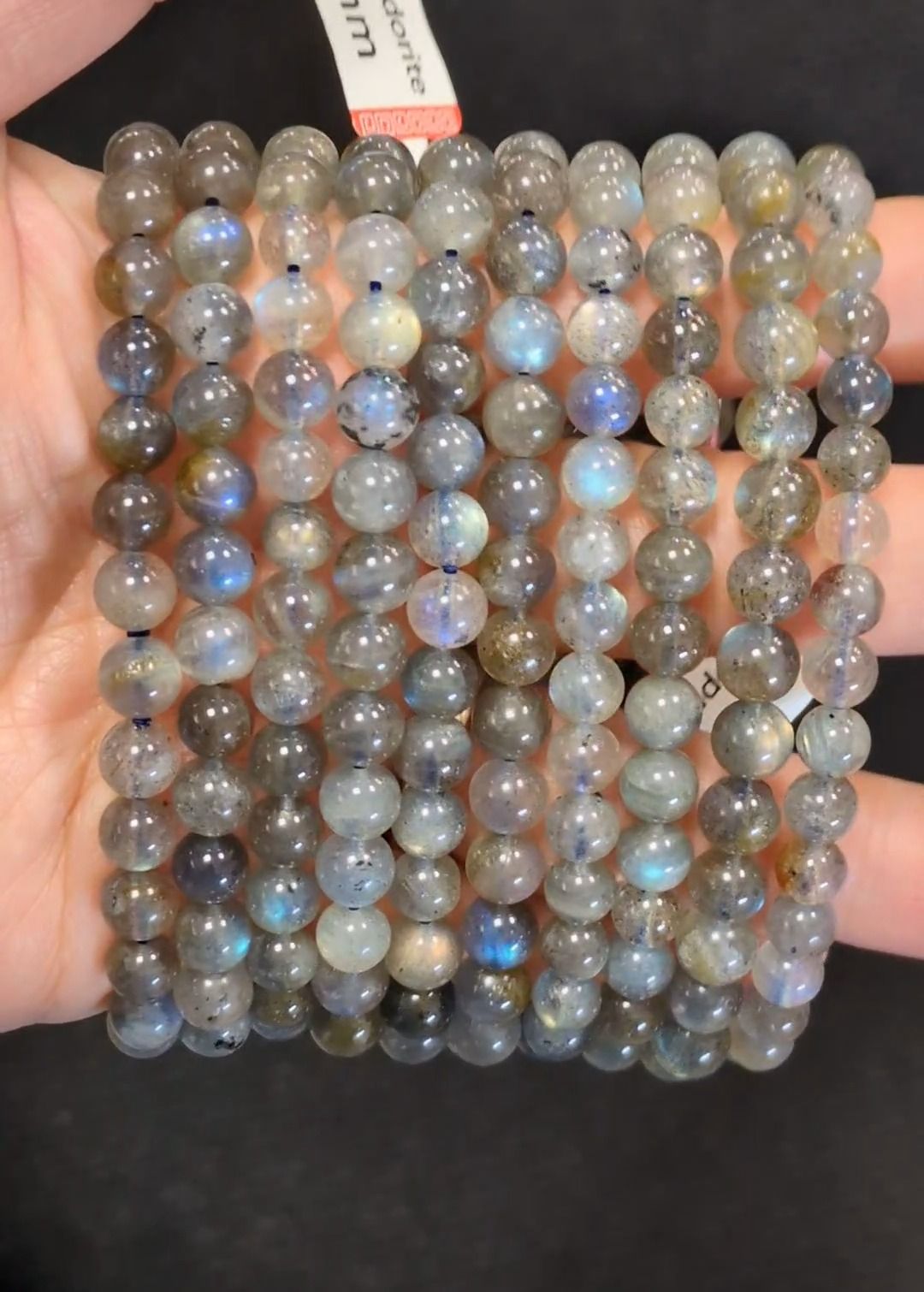 Bracelet Labradorite AA+ perles 6-7mm