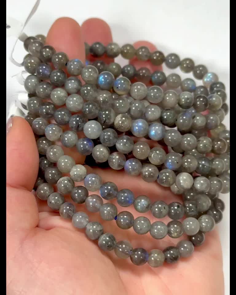 Bracelet Labradorite AAA perles 6mm