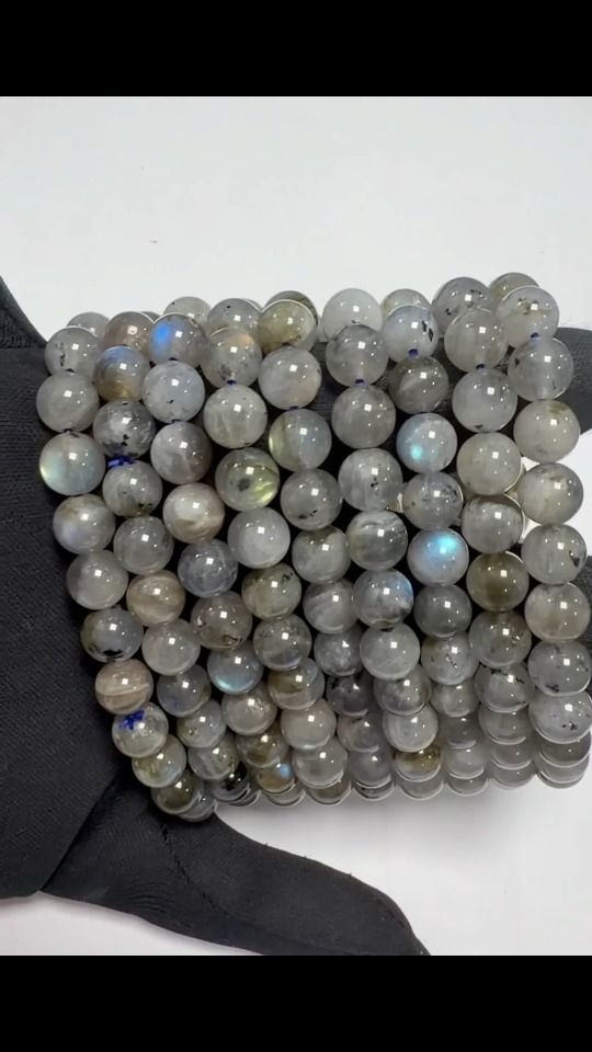 Bracelet Labradorite AA perles 8-9mm