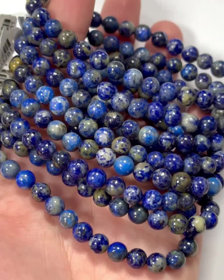 Bracelet Lapis Lazuli A perles 6-7mm