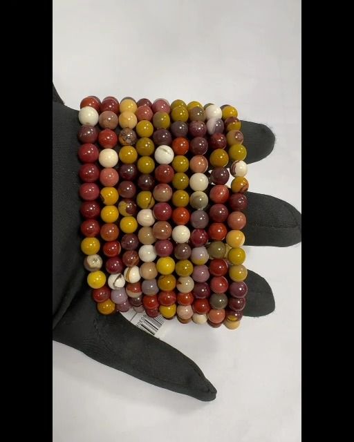 Bracelet Jaspe Mokaite A perles 6mm