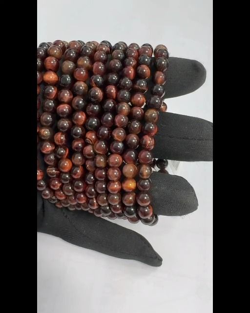 Bracelet Oeil de Taureau A perles 6mm