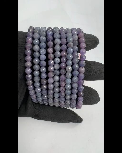 Bracelet Saphir Bleu AA perles 5.5mm