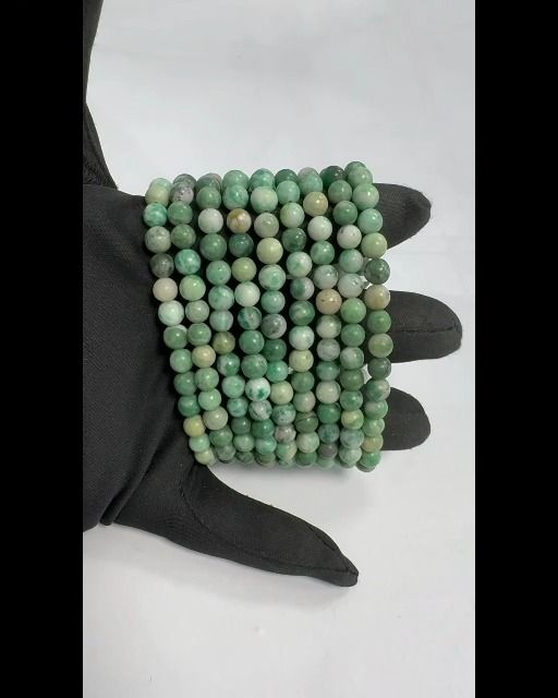 Bracelet Serpentine perles 6mm