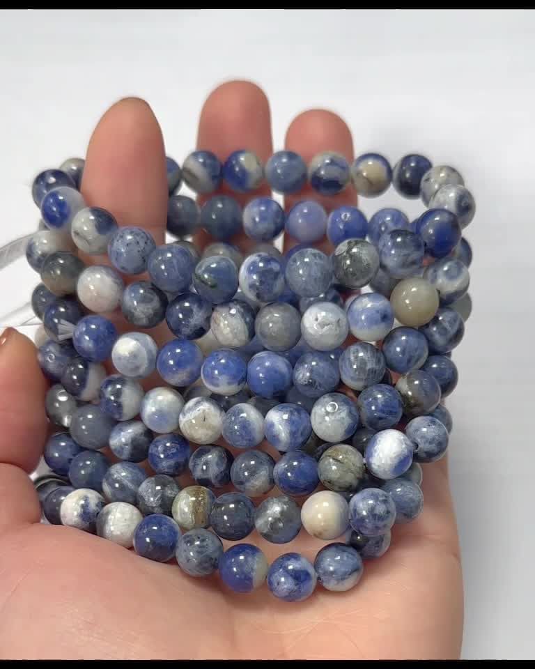 Bracelet Sodalite perles 8mm