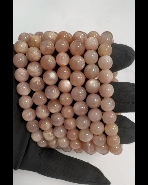 Bracelet Pierre de Soleil AA perles 7.5-8.5mm