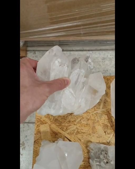Druse cristal de roche 1.389 kg