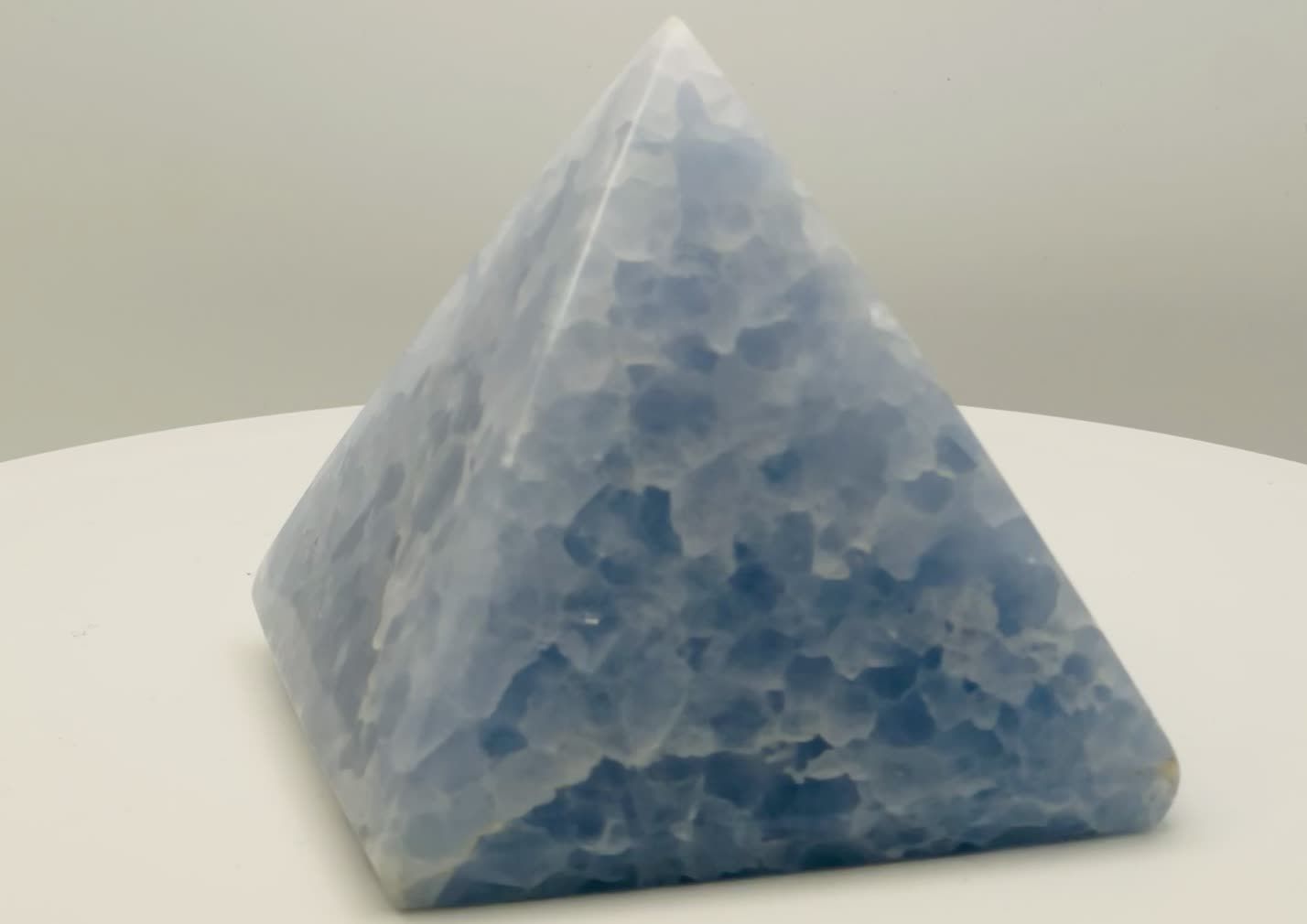 Bloc de Calcite Bleue poli 0.440kg