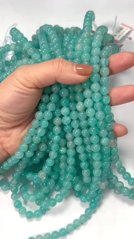 Amazonite Chine AA perles 8mm sur fil 40cm