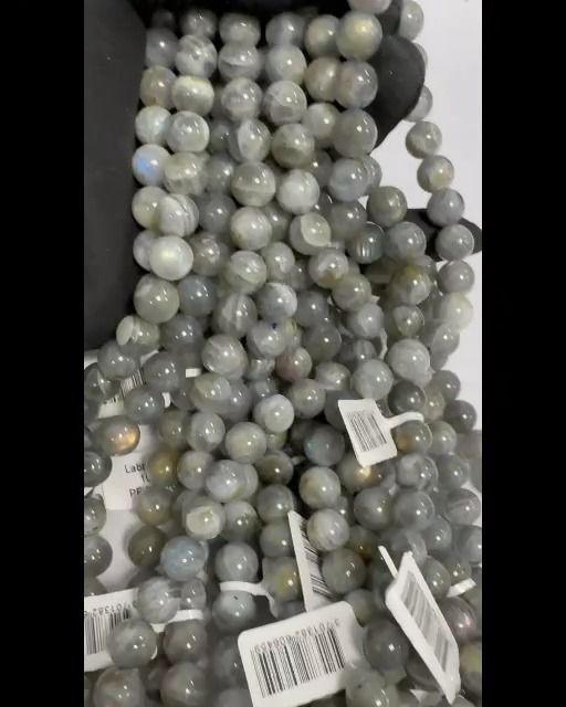 Perles Labradorite 10mm sur fil 40cm