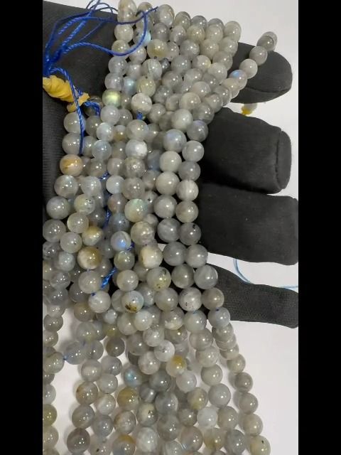 Labradorite A perles 6mm sur fil 40cm