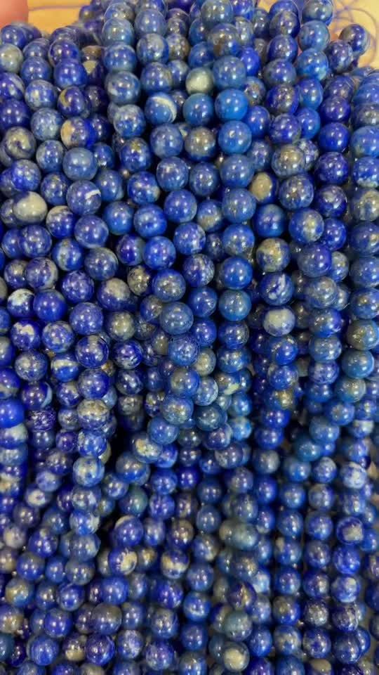 Lapis Lazuli AA perles 8-9mm sur fil 40cm
