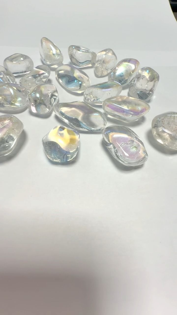 Quartz Angel Aura A Pierres Roulées 2-3cm 250g